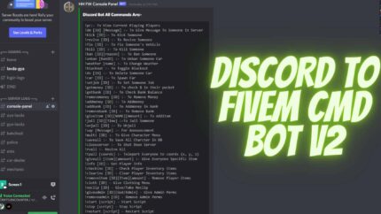 control your fivem server with discord botstandalone