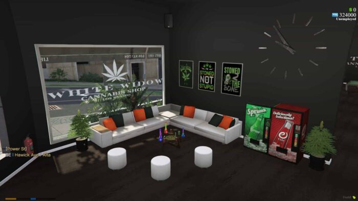 white widow cannabis cafe shop mlo