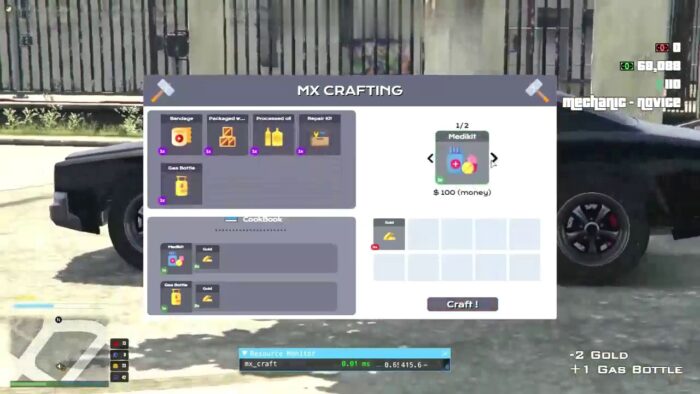 crafting system v10 esx preview 1