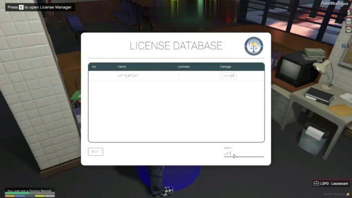 police license manager system v1 preview 1