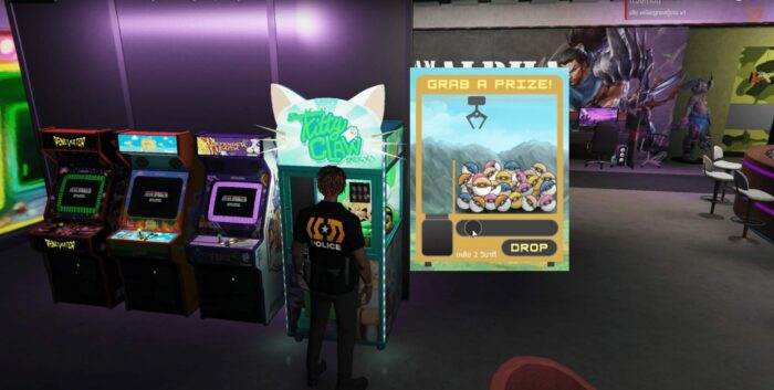 claw machine game system grab machine